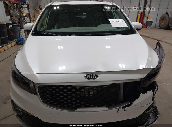 KNDME5C15J6359668 2018 KIA SEDONA Белый Вид щитка приборов