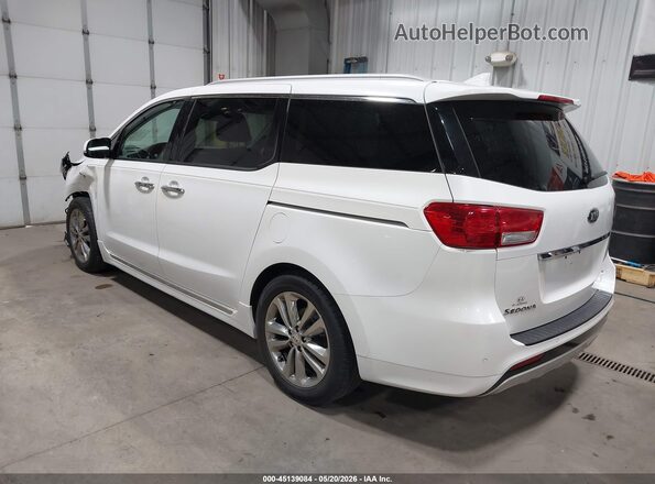 KNDME5C15J6359668 2018 KIA SEDONA Белый Задняя левая четверть