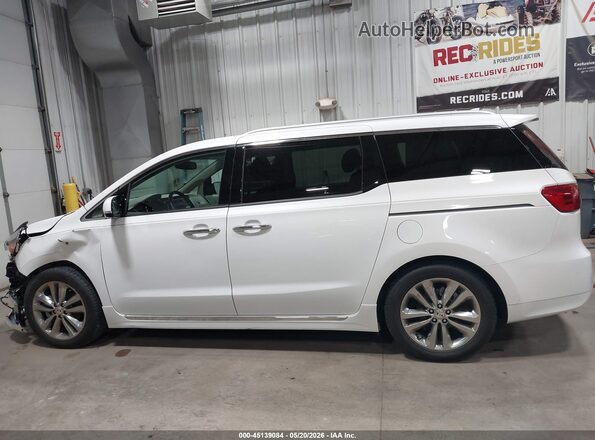 KNDME5C15J6359668 2018 KIA SEDONA Белый Панорамный вид салона 360°