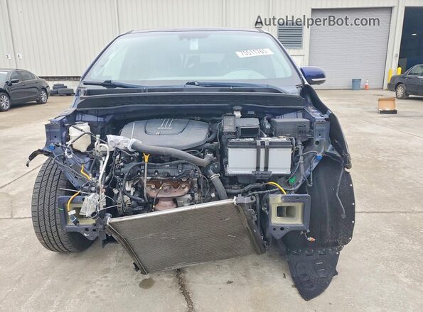 KNDME5C18J6351449 2018 KIA SEDONA Blue Вид спереду