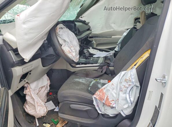 KNDNB4H30N6060225 2022 KIA CARNIVAL White Вид салону спереду