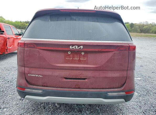 KNDNB4H31R6335557 2024 KIA CARNIVAL Красный Вид сзади