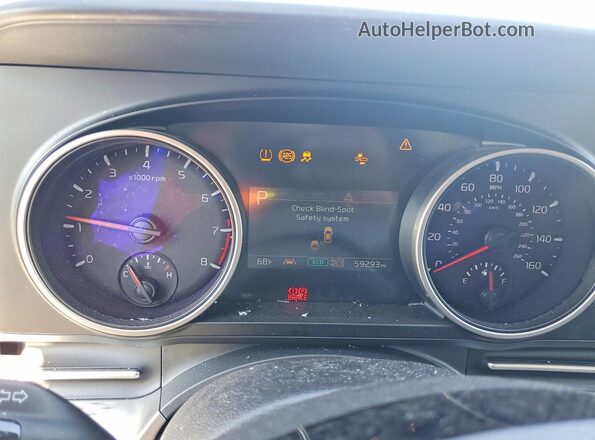 KNDNB4H38P6204428 2023 KIA CARNIVAL Charcoal Вид щитка приладів