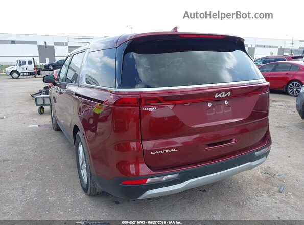 KNDNB4H38P6237378 2023 KIA CARNIVAL MPV Red Задня ліва чверть