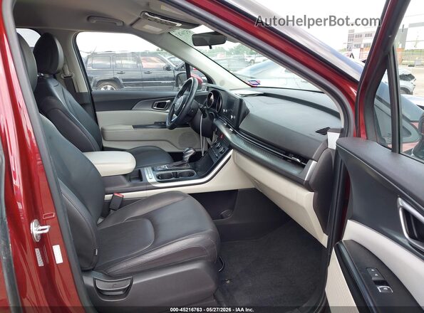 KNDNB4H38P6237378 2023 KIA CARNIVAL MPV Red Вид салону спереду