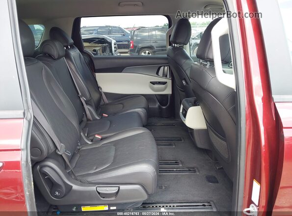 KNDNB4H38P6237378 2023 KIA CARNIVAL MPV Red Вид наклейки з VIN-кодом