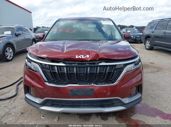 KNDNB4H38P6237378 2023 KIA CARNIVAL MPV Red Вид щитка приладів