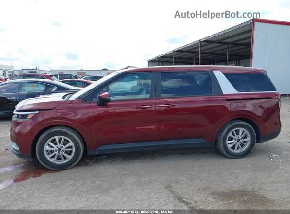 KNDNB4H38P6237378 2023 KIA CARNIVAL MPV Red Панорамний вид салону 360°
