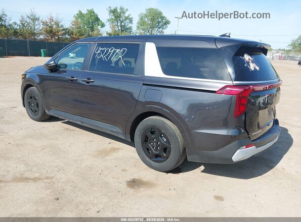 KNDNB5K33S6484640 2025 KIA CARNIVAL MPV Black Задня ліва чверть