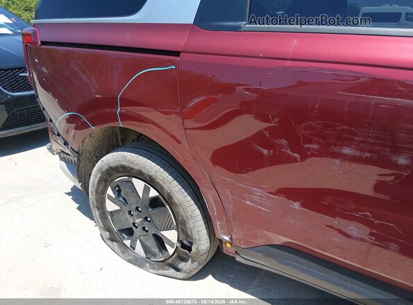 KNDNB5KA3T6130830 2026 KIA CARNIVAL MPV HYBRID Темно-бордовый Вид салона спереди