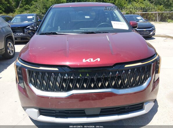 KNDNB5KA3T6130830 2026 KIA CARNIVAL MPV HYBRID Темно-бордовый Вид сзади