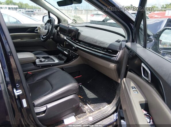 KNDNB5KA8S6077251 2025 KIA CARNIVAL MPV HYBRID Blue Вид салону спереду