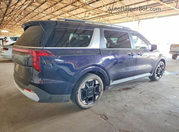 KNDNC5K36S6467053 2025 KIA CARNIVAL Blue Trasero derecho
