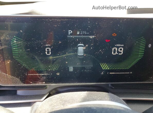 KNDNC5K36S6467053 2025 KIA CARNIVAL Blue Vista del cuadro de instrumentos