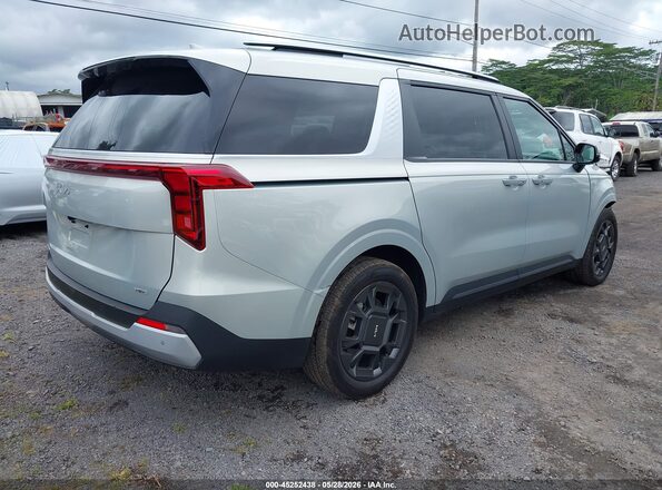 KNDNC5KA2T6092598 2026 KIA CARNIVAL MPV HYBRID Silver Задня права чверть