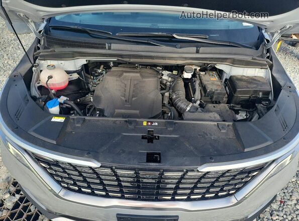 KNDNE5H30P6276091 2023 KIA CARNIVAL Серый Вид подкапотного пространства