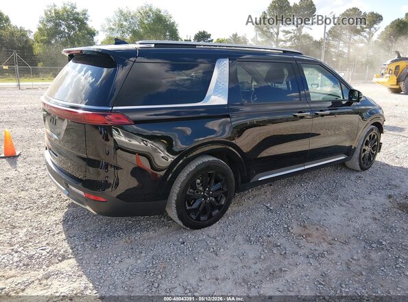 KNDNE5H30P6298477 2023 KIA CARNIVAL MPV Черный Задняя правая четверть