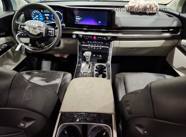 KNDNE5H32R6421585 2024 KIA CARNIVAL Black Dashboard view