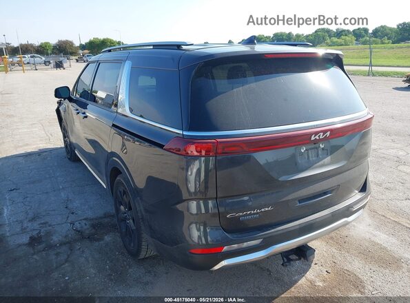 KNDNE5H35N6135028 2022 KIA CARNIVAL MPV Black Rear left
