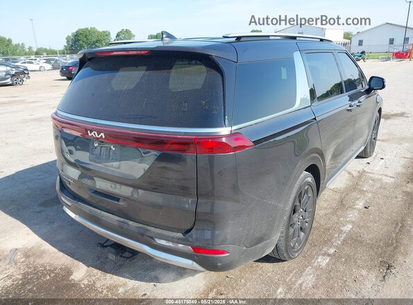 KNDNE5H35N6135028 2022 KIA CARNIVAL MPV Black Rear right