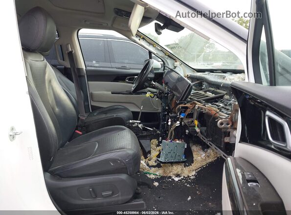 KNDNE5H36P6210239 2023 KIA CARNIVAL MPV White Vista interior delantera