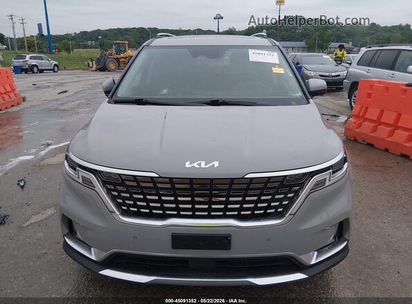 KNDNE5H37N6146466 2022 KIA CARNIVAL MPV Gray Դիմացի տեսք