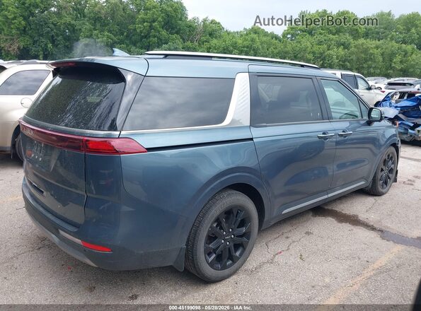 KNDNE5H37R6341621 2024 KIA CARNIVAL MPV Blue Вид задньої частини салону