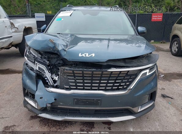 KNDNE5H37R6341621 2024 KIA CARNIVAL MPV Blue Вид спереду