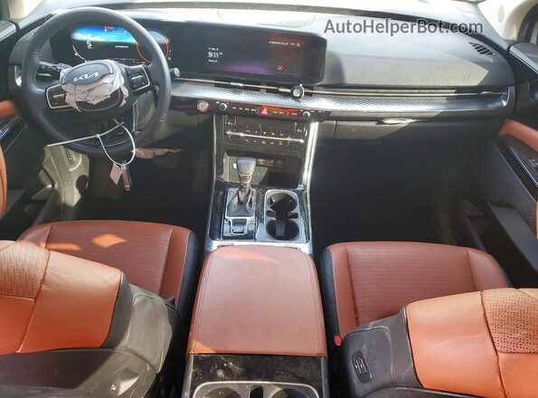 KNDNE5H37R6360749 2024 KIA CARNIVAL Silver Առջևի վահանակի տեսք