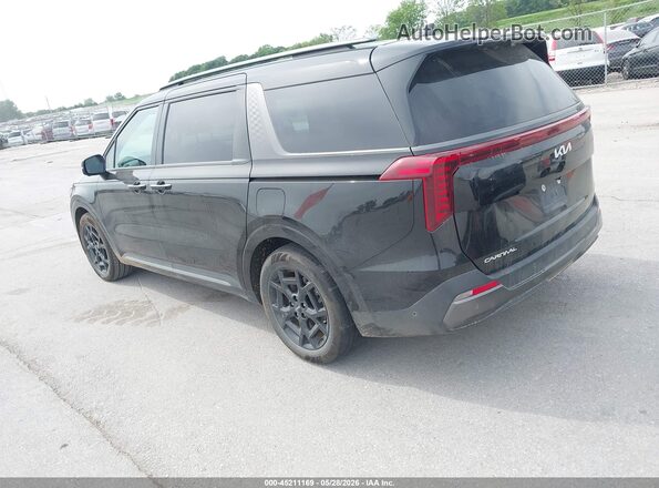 KNDNE5K37S6450854 2025 KIA CARNIVAL MPV Black Задня ліва чверть