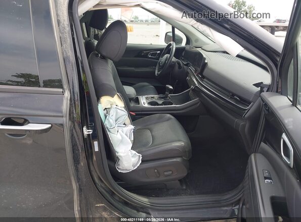 KNDNE5K37S6450854 2025 KIA CARNIVAL MPV Black Вид салону спереду