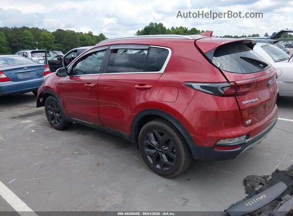 KNDP63AC2M7892207 2021 KIA SPORTAGE Red Trasero izquierdo