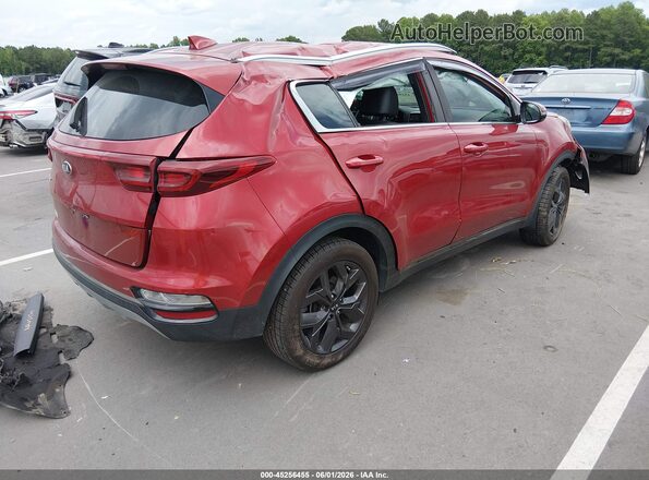 KNDP63AC2M7892207 2021 KIA SPORTAGE Red Trasero derecho