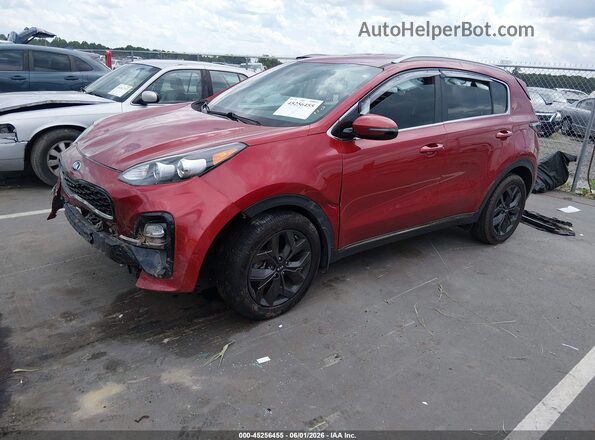 KNDP63AC2M7892207 2021 KIA SPORTAGE Red Vista tres cuartos delantera izquierda