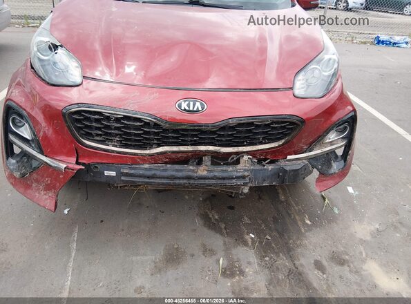 KNDP63AC2M7892207 2021 KIA SPORTAGE Red Vista frontal