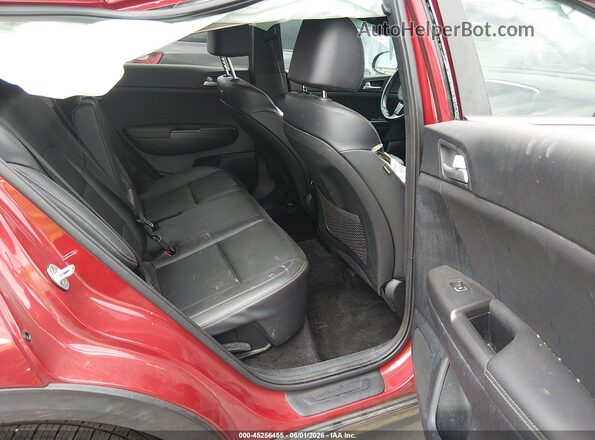 KNDP63AC2M7892207 2021 KIA SPORTAGE Red Vista de la etiqueta del VIN
