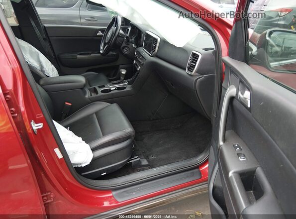 KNDP63AC2M7892207 2021 KIA SPORTAGE Red Vista interior delantera