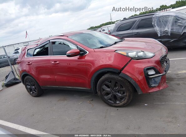 KNDP63AC2M7892207 2021 KIA SPORTAGE Red Vista interior de 360 grados