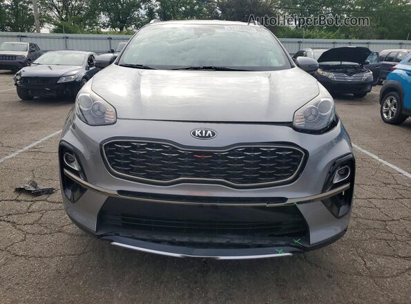 KNDP63AC8M7844758 2021 KIA SPORTAGE Серебряный Вид спереди