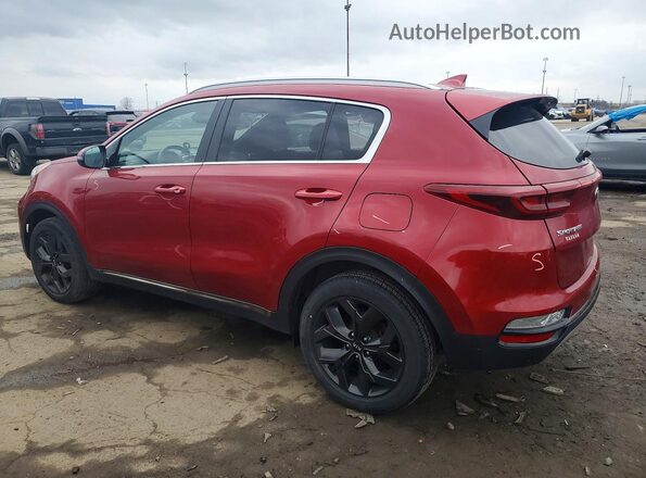 KNDP63AC8M7866484 2021 KIA SPORTAGE Red Задня ліва чверть