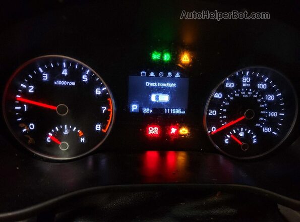 KNDP63AC9L7714731 2020 KIA SPORTAGE Maroon Widok zestawu wskaźników
