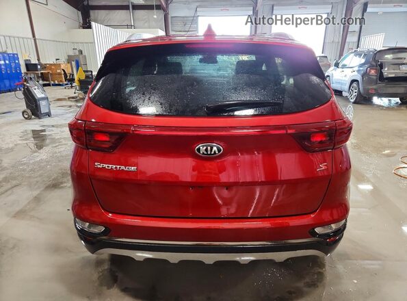 KNDP63AC9L7714731 2020 KIA SPORTAGE Maroon Widok z tyłu