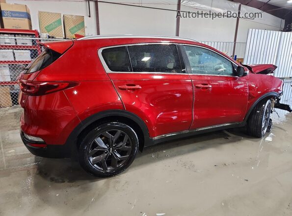 KNDP63AC9L7714731 2020 KIA SPORTAGE Maroon Tył prawy
