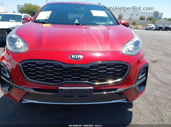 KNDP6CAC0L7724435 2020 KIA SPORTAGE Red Rear interior view