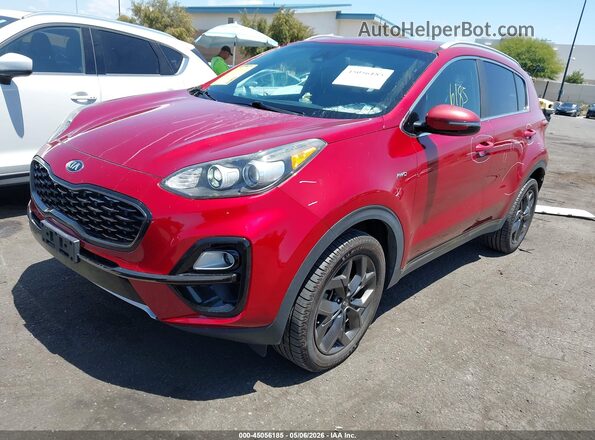 KNDP6CAC0L7724435 2020 KIA SPORTAGE Red Front left