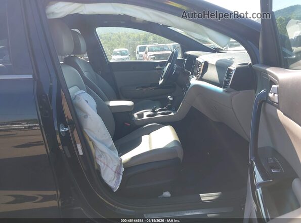 KNDP6CAC2M7900614 2021 KIA SPORTAGE Черный Вид салона спереди