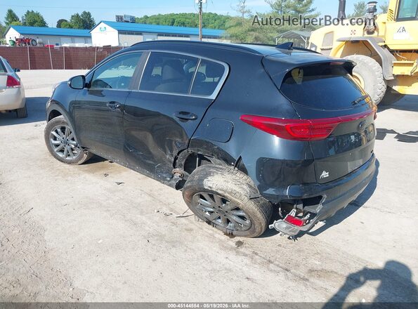 KNDP6CAC2M7900614 2021 KIA SPORTAGE Черный Задняя левая четверть