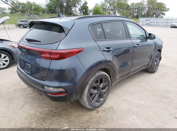 KNDP6CAC4N7955874 2022 KIA SPORTAGE Navy Trasero derecho
