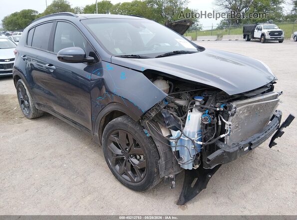 KNDP6CAC4N7955874 2022 KIA SPORTAGE Navy 