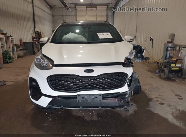 KNDP6CAC4N7961237 2022 KIA SPORTAGE Белый Вид задней части салона